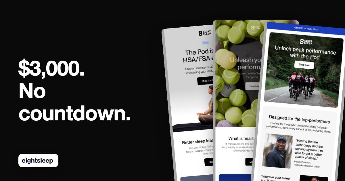 How Eight Sleep Sells a $3,000 Pod With Almost No Urgency