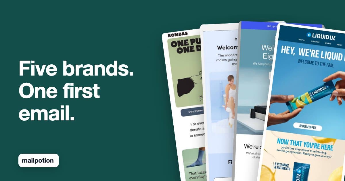 What Five DTC Brands Put in Their First Email