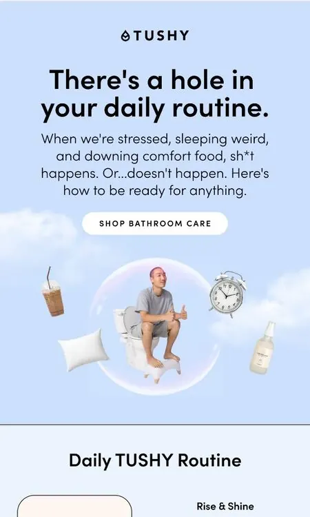 Tushy email